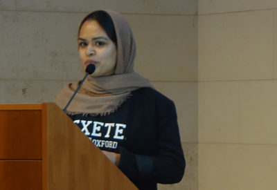 40th anniversary of coeducation photo of Razia Chowdhry