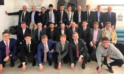 Exeter College football dinner guests 25 January 2020