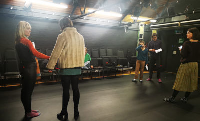 Rehearsing the play, A Few Forms of Fury, by Alice Wilson