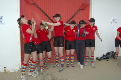 Womens crew celebrate in 2005