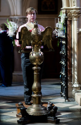 Andrew Allen in Exeter College Chapel