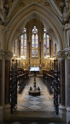 Inside Exeter College Chapel