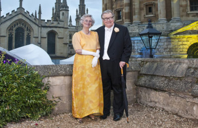 Sir John Laws with his wife Lady Sophie