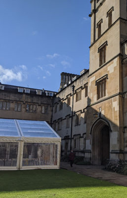 Front Quad with marquee