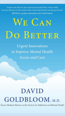 We Can Do Better David Goldbloom Book Cover.