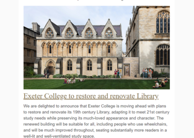 Trinity mid-term e-news bulletin