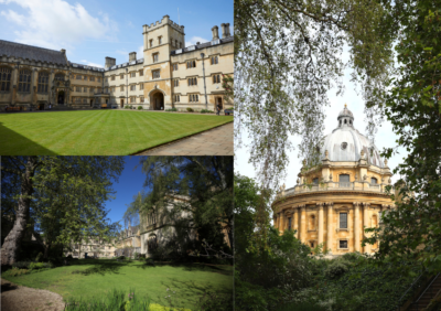 Exeter College Fellows' Garden and Front Quad