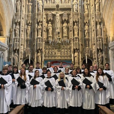 Exeter College choir in Winchester