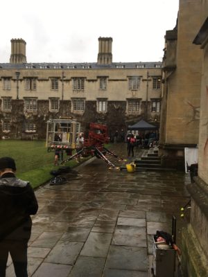 Endeavour Filming at Exeter College
