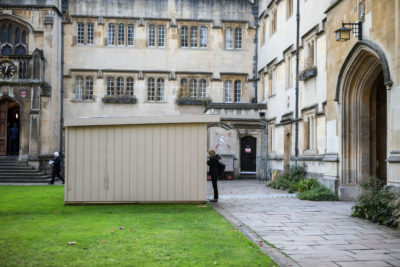 College Front Quad Temporary Lodge