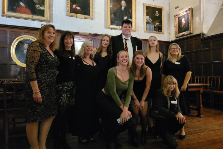 Football alumni Dinner with alumnus Mark Labbett