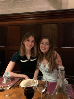 Students enjoying the Exeter College Burns Night Dinner