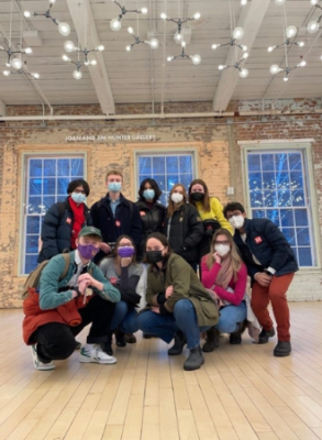 Exeter students visit the Massachusetts Museum of Contemporary Art