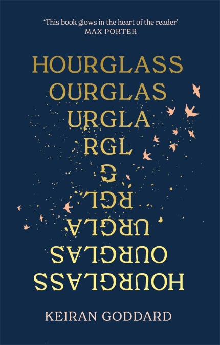 book cover of hourglass by keiran goddard