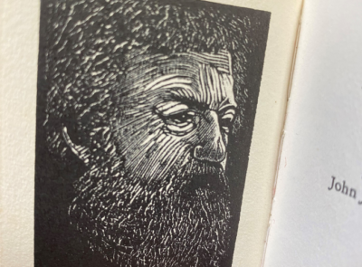 Woodcut drawing