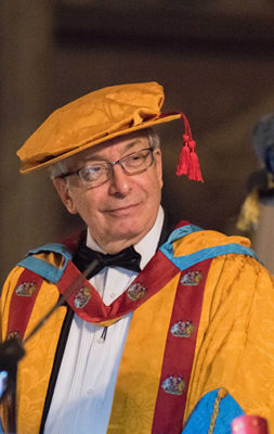 Rector Trainor receives honorary degree from University of Greenwich