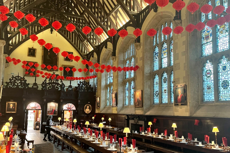 Lunar New Year celebrated in Exeter College Dining Hall