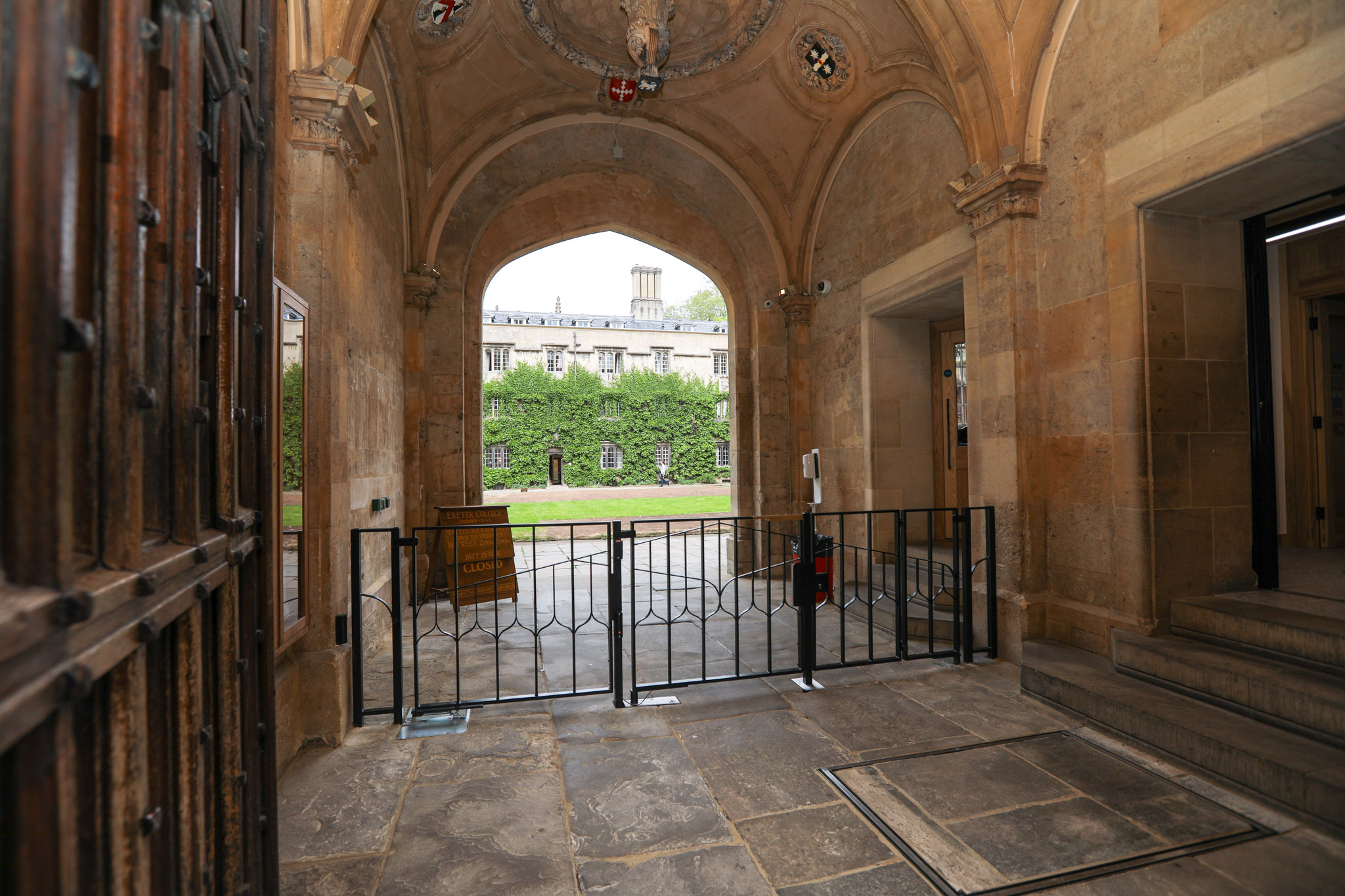 Entry in the Front Quad
