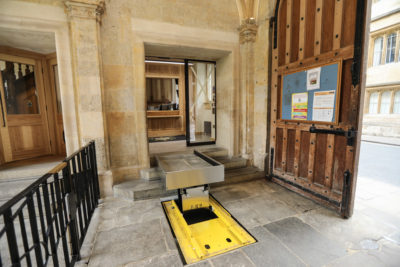 Accessible entrance to Lodge Reception