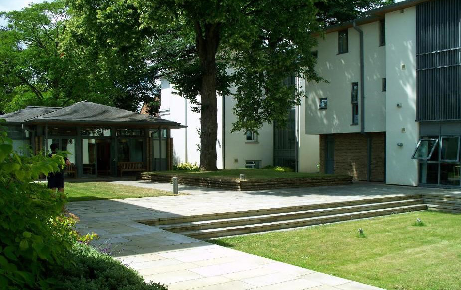 View of the Pavilion from the Lime Quad