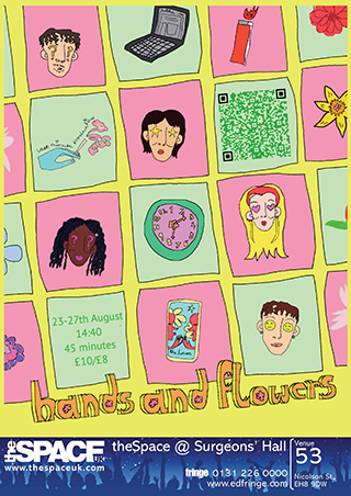Hands and Flowers poster