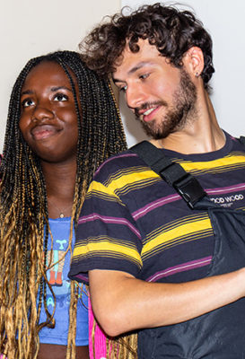 Cast members of Hands and Flowers