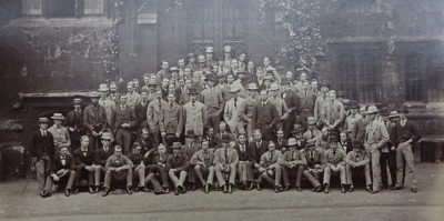Group photo of students from 1873