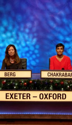 Christmas University Challenge Exeter College team