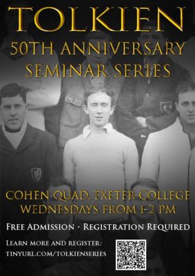 Poster for Tolkien's 50th Anniversary Seminar Series