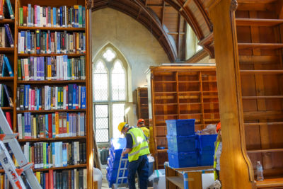 Books being returned to the Library