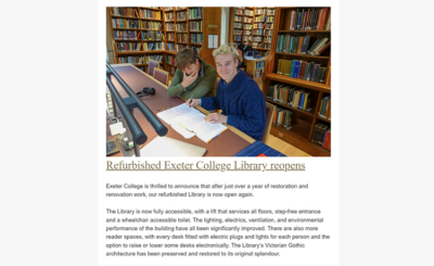 Michaelmas 2023 mid-term e-news