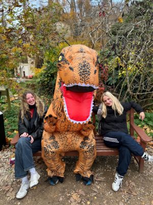 T-Rexeter with students