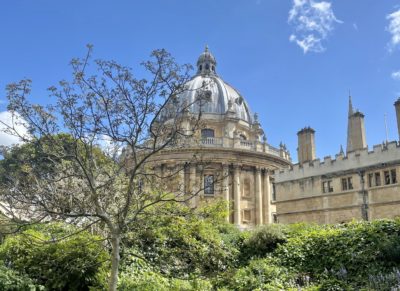 The Radcliffe Camera from the Exeter College Fellows' Garden