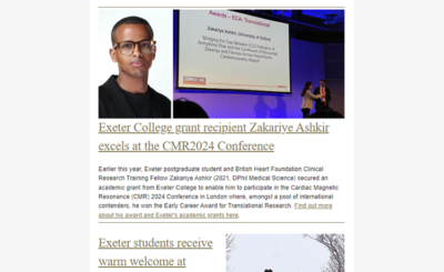 Hilary mid-term e-news bulletin