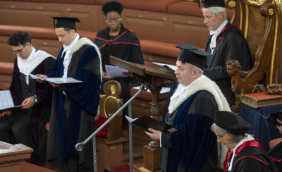 Professor Mac Niocaill becomes Junior Proctor