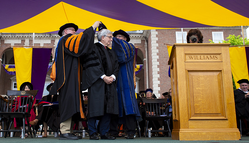 Rector Trainor receives honorary degree from Williams College