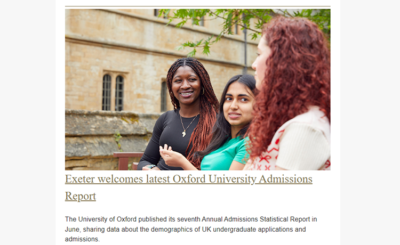 Students in the Fellows' Garden