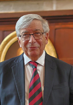 Rector Trainor in Hall