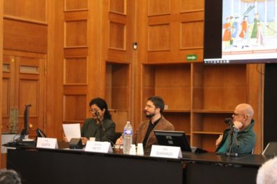 Aditi Gupta presents at the France-South Asia - A Flow of Knowledge conference