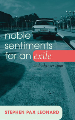Noble Sentiments for an Exile book cover