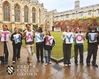 Thank You brochure cover