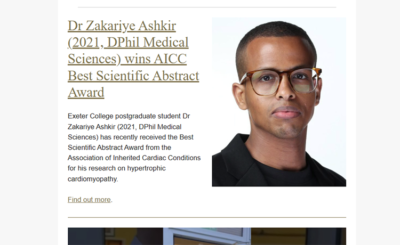 Hilary Term 2025 e-news bulletin