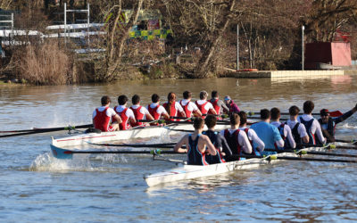Exeter's men's boat bumps St Catherine's College
