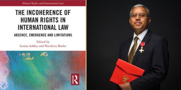 Professor Subedi and a copy of the festschrift