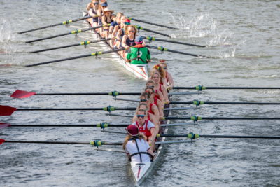 Exeter College bumps another College's boat