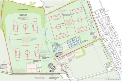 Proposed site layout.