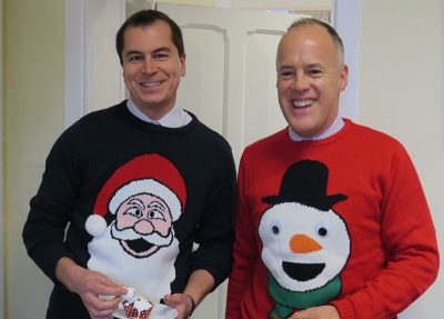 Staff in Christmas Jumpers