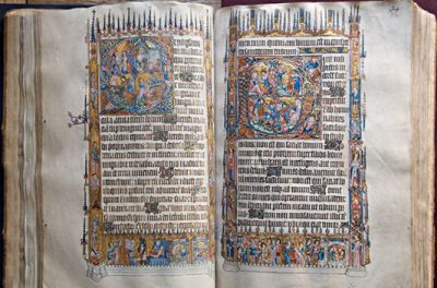 Kelmscott Chaucer illuminated manuscript