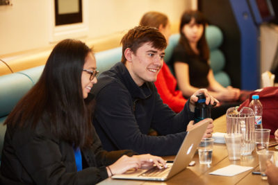 Students in the Undercroft