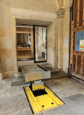 Accessible entrance to Lodge Reception